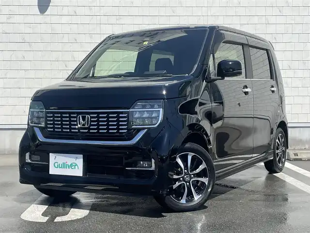 ホンダ Ｎ ＷＧＮ カスタム L ホンダセンシング 静岡県 2020(令2)年 5.7万km クリスタルブラックパール ホンダセンシング/純正メモリーナビ（VXM-204VFi）/　　AM FM CD DVD Bluetooth SD USB/LEDオートヘッドライト/レーダークルーズコントロール/シートヒーター/電動パーキングブレーキ/オートブレーキホールド/スマートキー/純正14インチアルミホイール/フルセグTV/バックカメラ/純正ビルトインETC