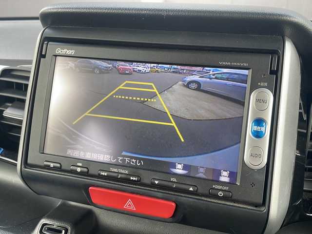 ホンダ Ｎ ＢＯＸ カスタム G SSパッケージ 愛知県 2014(平26)年 4.9万km プレミアムホワイトパール ・純正ナビ(CD/DVD/BT/FM/AM)　/・TV/・両側パワースライドドア/・ETC/・バックカメラ/・CTBA/・純正アルミホイール　/・社外AW付冬タイヤ車載　/・キセノンヘッドライト　/・フォグランプ　/・純正フロアマット