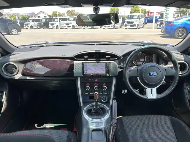 スバル ＢＲＺ S 群馬県 2016(平28)年 1万km WRブルーパール 6MT車/社外SDナビ/（CD/DVD/SD/Bluetooth/USB/iPod）/フルセグテレビ/バックカメラ/クルーズコントロール/プッシュスタート/純正トルセンLSD/オートライト/社外シフトノブ/純正17インチアルミホイール/ETC/HIDヘッドライト