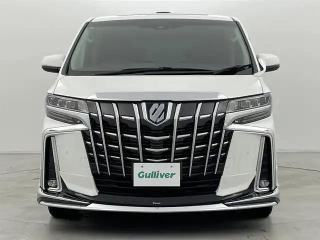 トヨタ アルファードハイブリット SR Cパッケージ 群馬県 2020(令2)年 5.2万km ホワイトパールクリスタルシャイン ツインムーンルーフ/デジタルインナーミラー/ブラインドスポットモニター/リヤクロストラフィックオートブレーキ/モデリスタエアロ/＝＝＝＝＝/純正9インチディスプレイオーディオ/・AM/FM/CD/DVD/Bluetooth/フルセグTV/・Miracast/AppleCarPlay/AndroidAuto/純正フリップダウンモニター/両側パワースライドドア/パワーバックドア/エグゼクティブパワーシート/・ロングスライド/・パワーリクライニング/パワーオットマン/トヨタセーフティセンス/・プリクラッシュセーフティシステム/・レーントレーシングアシスト/・レーダークルーズコントロール(全車速追従機能)/・アダプティブハイビームシステム/前席パワーシート/シートヒーター/シートベンチレーション/プッシュスタート/スマートキー