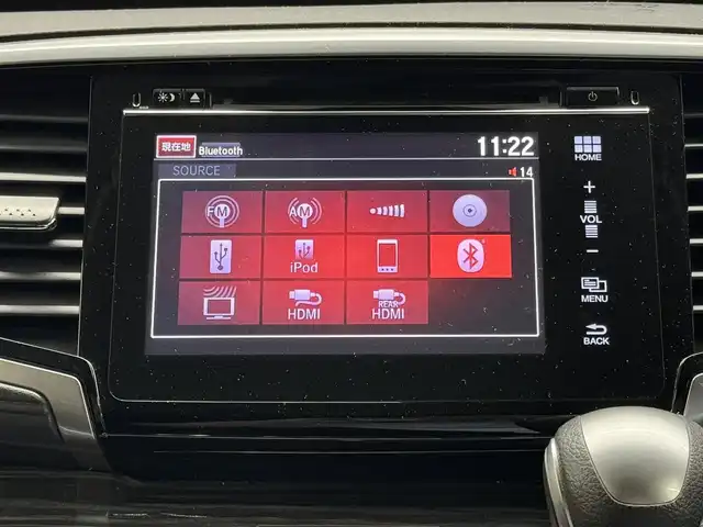 ホンダ オデッセイ アブソルート EX ADV 三重県 2015(平27)年 7.1万km クリスタルブラックパール ガソリン/FF/MTモード付インパネCVT/純正 7インチナビ/（FM/AM/CD/DVD/USB/iPod/Bluetooth/TV/HDMI/後席HDMI）/純正 9インチ後席モニター/マルチビューカメラシステム（360カメラ）/両側パワースライドドア/ビルトインETC/Honda SENSING/・衝突軽減ブレーキ［CMBS］/・車線維持支援システム［LKAS］/・路外逸脱抑制機能/・アダプティブクルーズコントロール［ACC］/・先行車発進お知らせ機能/・ブラインドスポットシステム/・標識認識機能（常駐表示機能付）/・スマートパーキングアシストシステム/装備/・ハーフレザーシート/・パワーシート（D8way）/・トリプルゾーンコントロール・フルオートエアコン（前席左右＋後席）/・プレミアムクレードル2ndシート（オットマン・バックシェル付）/・オートライト/・LEDヘッドライト/・電動格納ドアミラー（ヒーター付）/・パドルシフト/・ステアリングスイッチ/・社外AW（18×7J ＋52 114.3-5）あり/・プッシュスタート/・スマートキーx3/など