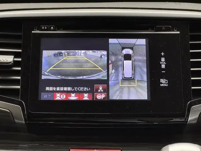 ホンダ オデッセイ アブソルート EX ADV 三重県 2015(平27)年 7.1万km クリスタルブラックパール ガソリン/FF/MTモード付インパネCVT/純正 7インチナビ/（FM/AM/CD/DVD/USB/iPod/Bluetooth/TV/HDMI/後席HDMI）/純正 9インチ後席モニター/マルチビューカメラシステム（360カメラ）/両側パワースライドドア/ビルトインETC/Honda SENSING/・衝突軽減ブレーキ［CMBS］/・車線維持支援システム［LKAS］/・路外逸脱抑制機能/・アダプティブクルーズコントロール［ACC］/・先行車発進お知らせ機能/・ブラインドスポットシステム/・標識認識機能（常駐表示機能付）/・スマートパーキングアシストシステム/装備/・ハーフレザーシート/・パワーシート（D8way）/・トリプルゾーンコントロール・フルオートエアコン（前席左右＋後席）/・プレミアムクレードル2ndシート（オットマン・バックシェル付）/・オートライト/・LEDヘッドライト/・電動格納ドアミラー（ヒーター付）/・パドルシフト/・ステアリングスイッチ/・社外AW（18×7J ＋52 114.3-5）あり/・プッシュスタート/・スマートキーx3/など