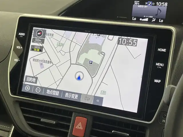 トヨタ エスクァイア ハイブリッド Gi 埼玉県 2020(令2)年 4.9万km ブラック モデリスタエアロ　/純正10.5インチナビ　/バックカメラ　/シートヒーター　/ドライブレコーダー　/クルーズコントロール　/プリクラッシュセーフティ/ビルトインETC　/両側電動スライドドア/純正アルミ　/ＬＥＤオートライト　/地デジ