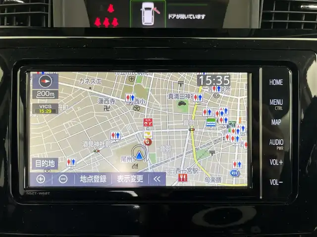 トヨタ ルーミー カスタムG 長崎県 2019(平31)年 4.4万km ファイアークォーツレッドM 純正7インチナビ/フルセグTV/バックカメラ/Bluetooth/トヨタセーフティセンス/衝突被害軽減システム/横滑り防止装置/クルーズコントロール/コーナーセンサー/レーンキープアシスト/オートライト/オートマチックハイビーム/LEDヘッドライト/LEDフォグランプ/両側パワースライドドア/シートヒーター/ドライブレコーダー/ETC/純正AW/純正フロアマット/プッシュスタート/スマートキー
