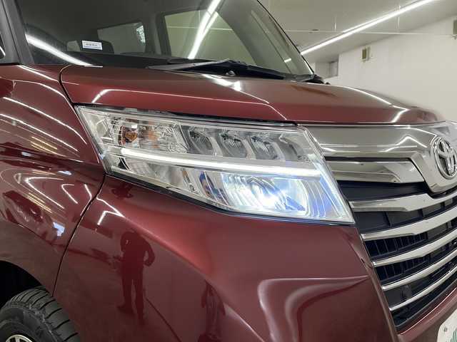 トヨタ ルーミー カスタムG 長崎県 2019(平31)年 4.4万km ファイアークォーツレッドM 純正7インチナビ/（フルセグ/CD/DVD/Bluetooth）/バックカメラ/トヨタセーフティセンス/・衝突被害軽減システム/・横滑り防止装置/・クルーズコントロール/・クリアランスソナー/両側パワースライドドア/純正14インチAW/オートライト/オートマチックハイビーム/LEDヘッドライト/LEDフォグランプ/シートヒーター/ドライブレコーダー/ETC/純正フロアマット/プッシュスタート/スマートキー