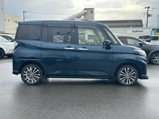 トヨタ ルーミー カスタムG－T 山形県 2021(令3)年 3.1万km レーザーブルークリスタルシャイン ワンオーナー車/衝突軽減ブレーキ/両側パワースライドドア/純正ナビ/　【CD DVD SD BT】/フルセグTV/バックカメラ/ステアリングスイッチ/レーダークルーズコントロール/ETC/ドライブレコーダー/アイドリングストップ/横滑り防止装置/LEDライト/フォグランプ/ウィンカーミラー/純正15インチアルミホイール/保証書、取説あり/スペアキーあり