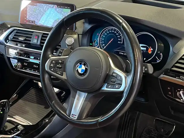 ＢＭＷ Ｘ３ xDrive20d Mスポーツ 道央・札幌 2019(令1)年 4.9万km ファイトニックブルー メタリックペイント/ハイラインパッケージ/　・ヴァーネスカレザーシート/　・ランバーサポート/　・リヤシートヒーティング/　・ポプラグレーファインウッドインテリアトリム/アンビエントライト/ヘッドアップディスプレイ/ドライビングアシストプラス/パーキングアシストプラス/純正HDDナビ/フルセグTV/USB/Bluetooth/360°カメラ/PDC/HiFiスピーカー/ワイヤレスチャージング/アダプティブLEDヘッドライト/パワーテールゲート