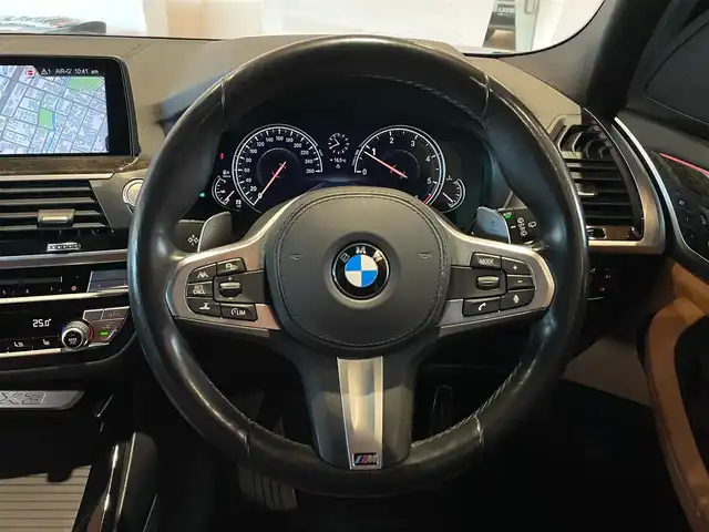 ＢＭＷ Ｘ３ xDrive20d Mスポーツ 道央・札幌 2019(令1)年 4.9万km ファイトニックブルー メタリックペイント/ハイラインパッケージ/　・ヴァーネスカレザーシート/　・ランバーサポート/　・リヤシートヒーティング/　・ポプラグレーファインウッドインテリアトリム/アンビエントライト/ヘッドアップディスプレイ/ドライビングアシストプラス/パーキングアシストプラス/純正HDDナビ/フルセグTV/USB/Bluetooth/360°カメラ/PDC/HiFiスピーカー/ワイヤレスチャージング/アダプティブLEDヘッドライト/パワーテールゲート