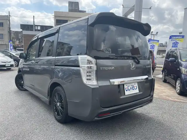 ホンダ ステップワゴン スパーダ Z インターナビセレ 沖縄県 2012(平24)年 7.4万km ポリッシュドメタルメタリック (株)IDOMが運営する【じしゃロンコザ店】の自社ローン専用車両になりますこちらは現金またはオートローンご利用時の価格です。自社ローンご希望の方は別途その旨お申付け下さい/純正ナビ　/TV　/バックカメラ　/ETC　/CD/DVD再生　/両側パワースライドドア　/アイドリングストップ　/コーナーセンサー　/クルーズコントロール　/スマートキー　/オートライト　/純正フロアマット