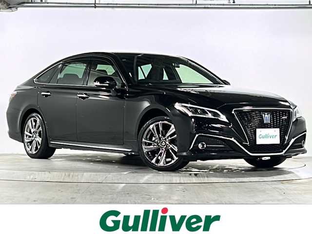 トヨタ クラウン ハイブリッド RS アドバンス Four 広島県 2021(令3)年 4.9万km ブラック 禁煙車/後期型/4WD/純正12型ナビ/バックカメラ/フルセグTV/CD/DVD/USB/トヨタセーフティセンス/レーダークルーズコントロール/レーンキープアシスト/オートハイビーム/BSM/ヘッドアップディスプレイ/合皮シート/前席シートヒーター/前席ベンチレーション/前席パワーシート/ハンドルヒーター/パドルシフト/電動パーキングアシスト/ビルトインETC2.0/社外前後ドライブレコーダー/純正フロアマット/オートライト/LEDヘッドライト/フォグランプ