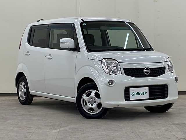 日産 モコ X FOUR 道央・札幌 2012(平24)年 7.5万km スノーパールホワイト /4WD//D席シートヒーター//スマートキー//純正フロアマット//オートエアコン//電格ミラー//ドアバイザー//フォグライト