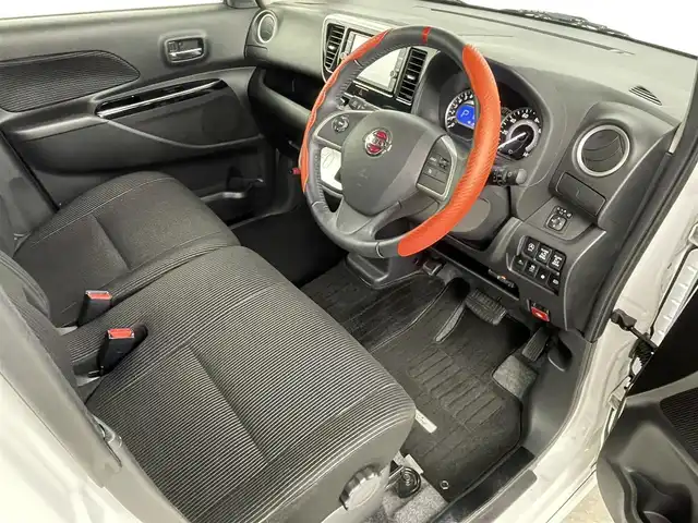 日産 デイズ ルークス ハイウェイスター Gターボ 福島県 2017(平29)年 5.3万km ホワイトパール エマージェンシーブレーキ/レーンキープ/オートハイビーム/クルーズコントロール/アラウンドビューモニター/両側パワースライドドア/純正ナビ/・フルセグTV/・BT.CD/DVD.AM/FM/ETC/ドライブレコーダー（前後）/革巻きステアリング/プッシュスタート/LEDヘッドライト/LEDフォグ/アイドリングストップ/純正AW/ドアバイザー