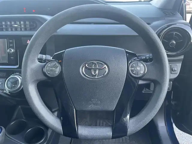 トヨタ アクア S スタイルブラック 栃木県 2017(平29)年 5.4万km ダークブルーマイカ トヨタセーフティセンスC/・プリクラッシュセフティシステム/・レーンディパーチャーアラート/・オートマチックハイビーム/純正メモリナビ/フルセグTV/DVD/Bluetooth/HDMI/MSV/バックカメラ/ETC/前後ドライブレコーダー/スマートキー/プッシュEgスタート/LEDヘッドライト/オートライト/純正フロアマット/純正ラゲッジトレイ/スペアキー/取説