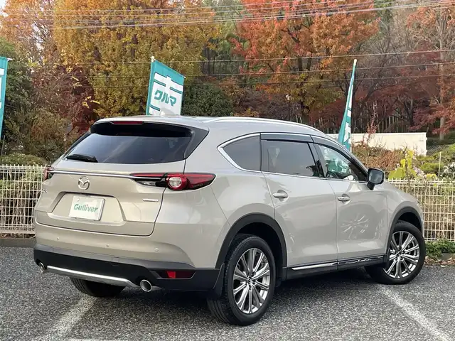 マツダ ＣＸ－８ XD エクスクルーシブモード 埼玉県 2021(令3)年 1.5万km プラチナクォーツメタリック 茶革シート/シートヒーター＆エアシート/純正ナビTV/BOSEサウンド/360度カメラ/パワーバックドア/クリアランスソナー/BSM/レーダークルーズコントロール/衝突軽減ブレーキ/純正１９インチAW/LEDヘッドライト/プッシュスタート/スマートキー/走行１５０８７キロ/保証書付整備手帳/取扱説明書