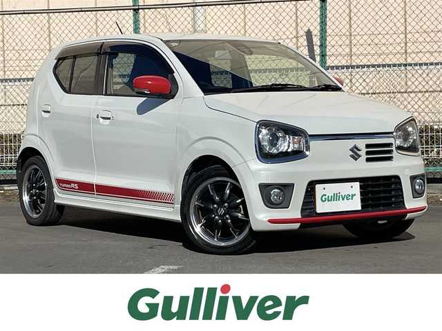 スズキ アルト ターボRS 東京都 2015(平27)年 4.6万km パールホワイト オートギヤシフト車/社外ナビ（NX715）/AM/FM/CD/DVD/SD/USB/Bluetooth/フルセグTV/パドルシフト/シートヒーター/アイドリングストップ/ETC/プッシュスタート/スマートキー/純正15インチAW/保証書/取扱説明書