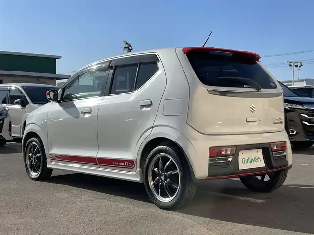 スズキ アルト ターボRS 東京都 2015(平27)年 4.6万km パールホワイト オートギヤシフト車/社外ナビ（NX715）/AM/FM/CD/DVD/SD/USB/Bluetooth/フルセグTV/パドルシフト/シートヒーター/アイドリングストップ/ETC/プッシュスタート/スマートキー/純正15インチAW/保証書/取扱説明書