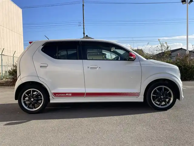 スズキ アルト ターボRS 東京都 2015(平27)年 4.6万km パールホワイト オートギヤシフト車/社外ナビ（NX715）/AM/FM/CD/DVD/SD/USB/Bluetooth/フルセグTV/パドルシフト/シートヒーター/アイドリングストップ/ETC/プッシュスタート/スマートキー/純正15インチAW/保証書/取扱説明書