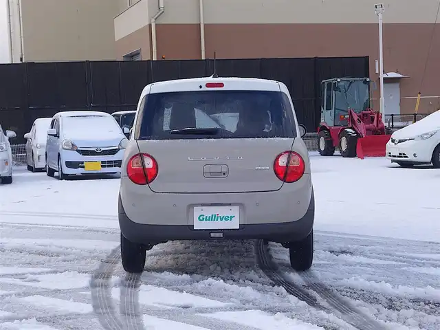 スズキ ラパン モード 山形県 2021(令3)年 2万km フォーンベージュメタリック/ホワイト2トーンルーフ デュアルセンサーブレーキサポート/HIDオートライト/シートヒーター/コーナーセンサー/アイドリングストップ/ステアリングスイッチ/電動格納ミラー/純正フロアマット/AAC/スマートキー