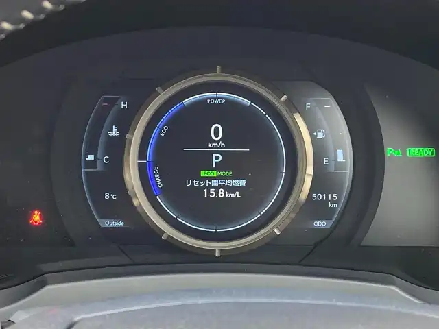 レクサス ＩＳ 300h Fスポーツ 岐阜県 2019(平31)年 5.1万km ソニックチタニウム サンルーフ/パドルシフト/ブラインドスポットモニタ/純正ナビ　CD/DVD/BlueTooth/ハーフレザーシート/前席シートヒーター/前席パワーシート/純正ドライブレコーダー/バックカメラ/ビルトインETC/純正フロアマット/ステアリングスイッチ/LEDヘッドライト/取扱説明書/保証書