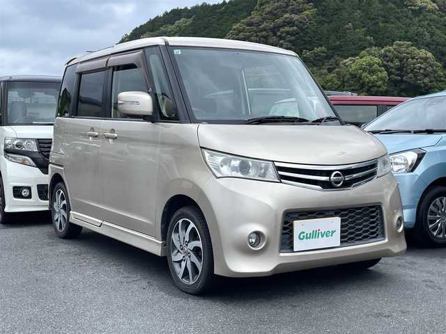 日産 ルークス ハイウェイスター 愛媛県 2012(平24)年 8.6万km クリアベージュ ナビ/ワンセグテレビ/バックカメラ/片側パワースライドドア/ETC/HID