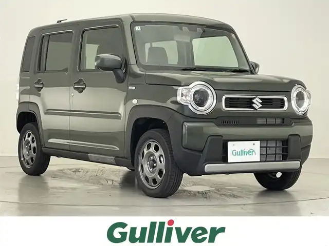 スズキ ハスラー HYBRID G 滋賀県 2025(令7)年 0.1万km未満 クールカーキPM 届出済未使用車/シートヒーター/ＬＥＤライト/スズキセーフティサポート/・デュアルカメラブレーキサポート/・誤発進抑制機能/・車線逸脱抑制機能/・車線逸脱警報機能/・ふらつき警報機能/・先行車発進お知らせ機能/・アダプティブクルーズコントロール/・ハイビームアシスト/・標識認識機能/・後退時ブレーキサポート/・後方誤発進抑制機能/ステアリングスイッチ/コーナーセンサー/純正フロアマット