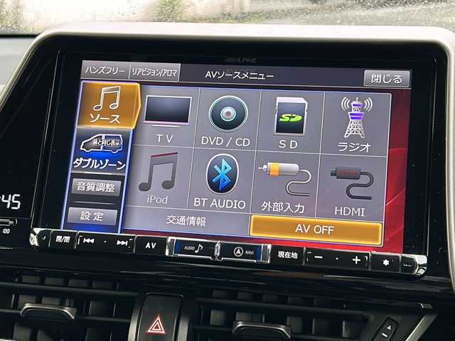 トヨタ Ｃ－ＨＲ G モード ネロ 千葉県 2019(平31)年 5.7万km ホワイトパールクリスタルシャイン ナビ　バックカメラ　ＢＴ　フルセグ　シートヒーター　ドラレコ　ＥＴＣ　セーフティセンス　ＰＣＳ　ＬＤＡ　ＡＨＢ　USB HDMI クルコン ＬＥＤライト オートライト 18インチブラックAW リアスポ