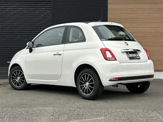 フィアット ５００ ツインエア ポップ 宮崎県 2020(令2)年 5.5万km ボサノバホワイト ルーフカーボン調ラッピング/7インチタッチパネルモニター/AppleCarPlay/Android Auto/BT/USBポート/社外14インチAW/LEDデイライト/マルチファンクションディスプレイ/ECOスイッチ/START&STOPシステム/社外360°ドラレコ/ETC/保証書/取説