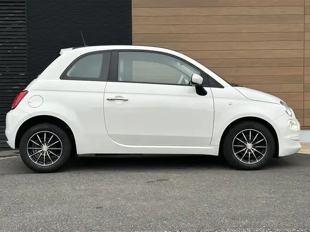 フィアット ５００ ツインエア ポップ 宮崎県 2020(令2)年 5.5万km ボサノバホワイト ルーフカーボン調ラッピング/7インチタッチパネルモニター/AppleCarPlay/Android Auto/BT/USBポート/社外14インチAW/LEDデイライト/マルチファンクションディスプレイ/ECOスイッチ/START&STOPシステム/社外360°ドラレコ/ETC/保証書/取説