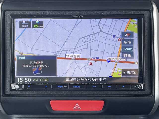 ホンダ Ｎ ＢＯＸ カスタム G Lパッケージ 茨城県 2012(平24)年 7.3万km プレミアムダイナミックブルーパール ワンオーナー/社外ナビ/フルセグテレビ/Bluetooth/ドラレコ前後/両側パワスラ/パワーステアリング/パワーウィンドウ/フロアマット純正/LEDヘッドライト/オートライト/盗難防止装置/横滑り防止装置/スペアキー/ETC