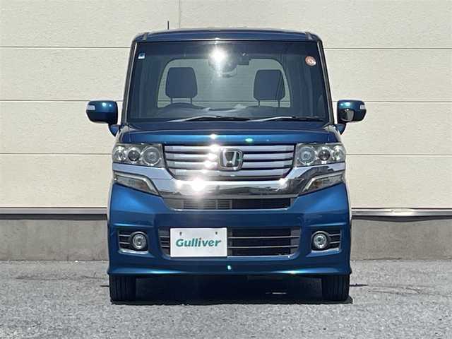 ホンダ Ｎ ＢＯＸ カスタム G Lパッケージ 茨城県 2012(平24)年 7.3万km プレミアムダイナミックブルーパール ワンオーナー/社外ナビ/フルセグテレビ/Bluetooth/ドラレコ前後/両側パワスラ/パワーステアリング/パワーウィンドウ/フロアマット純正/LEDヘッドライト/オートライト/盗難防止装置/横滑り防止装置/スペアキー/ETC