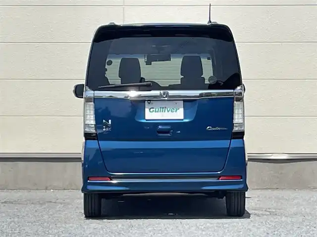 ホンダ Ｎ ＢＯＸ カスタム G Lパッケージ 茨城県 2012(平24)年 7.3万km プレミアムダイナミックブルーパール ワンオーナー/社外ナビ/フルセグテレビ/Bluetooth/ドラレコ前後/両側パワスラ/パワーステアリング/パワーウィンドウ/フロアマット純正/LEDヘッドライト/オートライト/盗難防止装置/横滑り防止装置/スペアキー/ETC