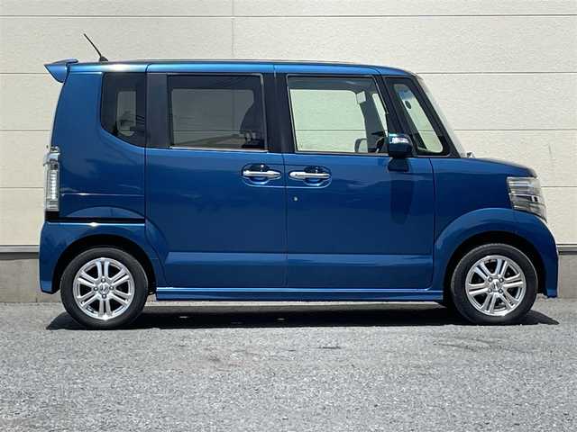 ホンダ Ｎ ＢＯＸ カスタム G Lパッケージ 茨城県 2012(平24)年 7.3万km プレミアムダイナミックブルーパール ワンオーナー/社外ナビ/フルセグテレビ/Bluetooth/ドラレコ前後/両側パワスラ/パワーステアリング/パワーウィンドウ/フロアマット純正/LEDヘッドライト/オートライト/盗難防止装置/横滑り防止装置/スペアキー/ETC