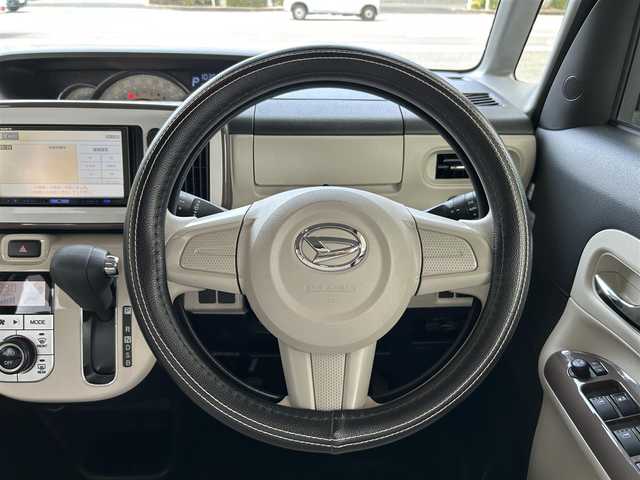 ダイハツ ムーヴ キャンバス G メイクアップ SA Ⅲ 長崎県 2017(平29)年 5.9万km パールホワイトⅢ/ナチュラルベージュマイカメタリック 2トーン 社外HDDナビ(AM/FM/BT/DVD/CDフルセグTV)/プッシュスタート/取扱説明書/ecoIDLE/スマートキー/ETC/バックカメラ/前方ドラレコ/純正フロアマット/両側パワスラ/純正14インチアルミホイール/ABS/VSC・TRC/イモビライザー機能/オートライト/純正LEDヘッドライト/SRSダブル・サイドエアバッグ/スマートアシストIII/ISOFIX