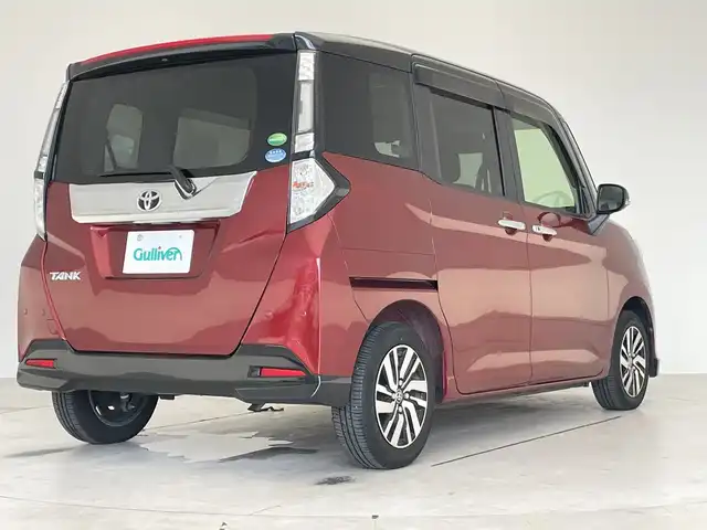 トヨタ タンク カスタムG 愛知県 2019(令1)年 4.9万km ブラックマイカメタリック/ファイアークォーツレッドメタリック 純正SDナビ/両側パワースライドドア/クルーズコントロール/バックカメラ/純正アルミホイール/LEDヘッドライト/レーンキープアシスト/オートマチックハイビーム/ドライブレコーダー/Bluetooth/ステアリングスイッチ/スマートキー/プッシュスタート/ETC/純正フロアマット/オートライト
