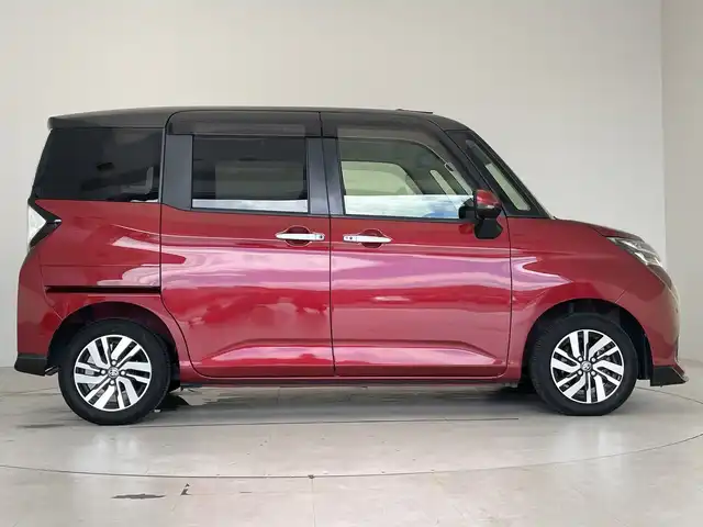 トヨタ タンク カスタムG 愛知県 2019(令1)年 4.9万km ブラックマイカメタリック/ファイアークォーツレッドメタリック 純正SDナビ/両側パワースライドドア/クルーズコントロール/バックカメラ/純正アルミホイール/LEDヘッドライト/レーンキープアシスト/オートマチックハイビーム/ドライブレコーダー/Bluetooth/ステアリングスイッチ/スマートキー/プッシュスタート/ETC/純正フロアマット/オートライト
