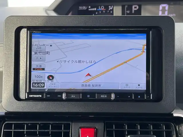 ダイハツ タント カスタム X 奈良県 2019(令1)年 5.8万km レーザーブルークリスタルシャイン 社外ＳＤナビ（ＡＶＩＣーＲＺ８１０）　/フルセグ　/Ｂｌｕｅｔｏｏｔｈ　/ＣＤ／ＤＶＤ　/バックカメラ　/ＥＴＣ　/スペアキー　/ドライブレコーダー　/純正アルミホイール　/純正フロアマット　/両側パワースライドドア/アイドリングストップ/ハーフレザーシート/ＬＥＤヘッドライト
