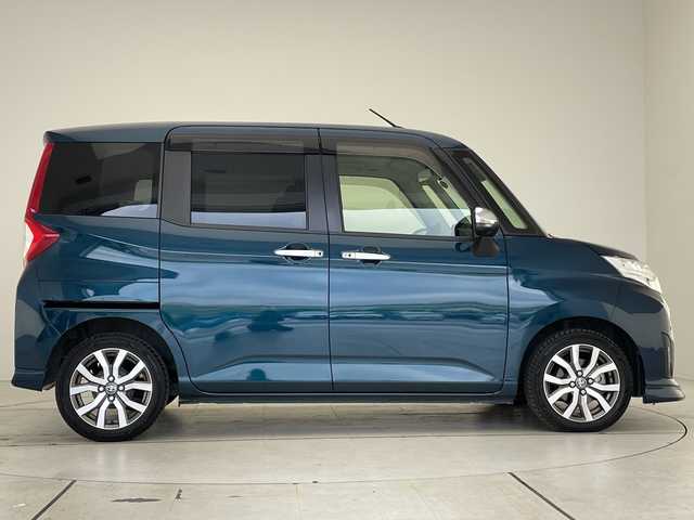 トヨタ ルーミー カスタムG－T 愛知県 2019(令1)年 3.4万km レーザーブルークリスタルシャイン 純正9型ナビ SDカードなし/全方位カメラ/両側パワースライドドア/クルーズコントロール/バックカメラ/コーナーセンサー/純正アルミホイール/LEDヘッドライト/オートマチックハイビーム/ドライブレコーダー/ETC/衝突軽減システム/フルセグ/CD DVD/Bluetooth/ステアリングスイッチ/スマートキー/プッシュスタート