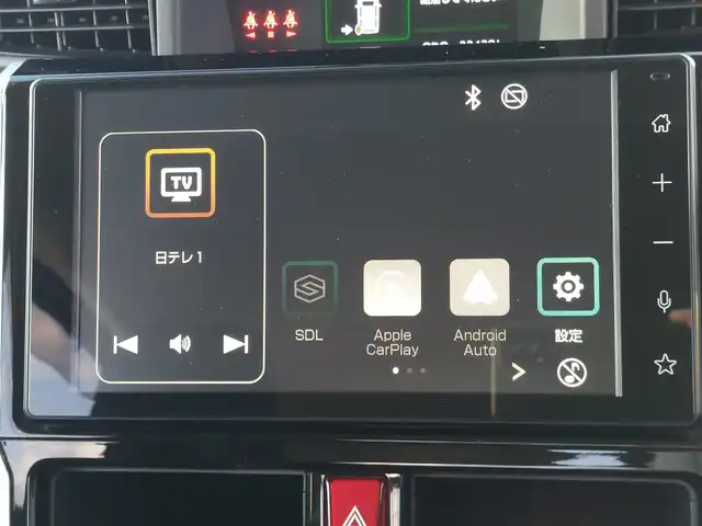 ダイハツ トール カスタムG ターボ 東京都 2020(令2)年 2.3万km ブラックマイカメタリック/パールホワイトⅢ 2トーン ワンオーナー/スマートアシスト/・衝突回避ブレーキ/・誤発進抑制制御/・車線逸脱警報機能/・先行車発進お知らせ機能/・アダプティブクルーズコントロール/・コーナーセンサー/・パノラマモニター/プッシュスタート/アイドリングストップ/純正ディスプレイオーディオ/フルセグTV/ETC/ドライブレコーダー/両側パワースライドドア/後席ロールサンシェード/LEDヘッドライト/オートライト/ドアバイザー/15インチ純正アルミホイール/スマートキー