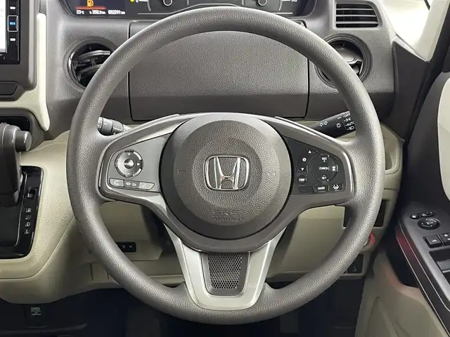 ホンダ Ｎ ＢＯＸ G L ホンダセンシング 道央・札幌 2019(平31)年 5.3万km ブリリアントスポーティブルーメタリック2トーン ・4WD/・コンフォートビューパッケージ/・純正メモリナビ(VXM-194VFi)/・DVD/CD/SD/iPod/フルセグ/・バックカメラ/・ビルトインETC/・社外前方ドライブレコーダー/・ホンダセンシング/・アダプティブクルーズコントロール/・横滑り防止装置/・片側パワースライドドア/・前席シートヒーター/・LEDヘッドライト/・オートライト/・2列目サンシェード/・社外14インチAW/・純正フロアマット/・プッシュスタート/・スマートキー