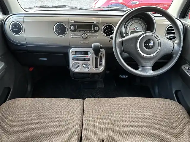 スズキ ラパン X 福岡県 2011(平23)年 9.8万km マルーンブラウンパール 純正オーディオ【CLCR10】/ (AM/FM/CD)/純正14インチAW/ETC/ベンチシート/電格ウインカーミラー/プッシュスタート/ドアバイザー/電源ソケット/社外フロアマット/スペアキー×1/保証書/取扱説明書