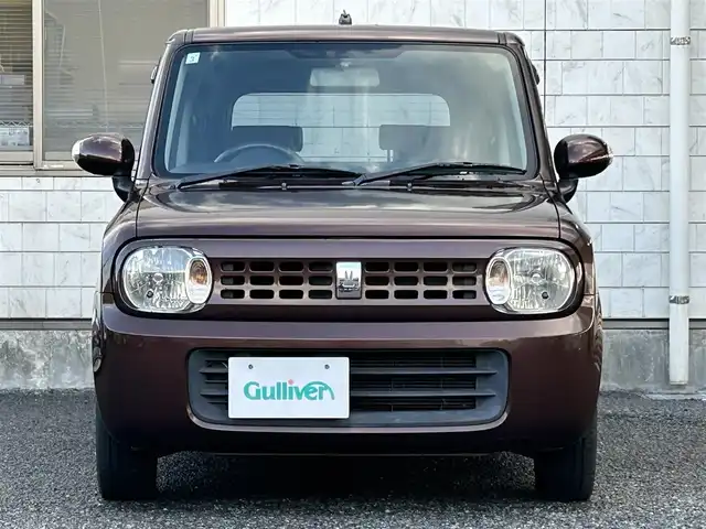 スズキ ラパン X 福岡県 2011(平23)年 9.8万km マルーンブラウンパール 純正オーディオ【CLCR10】/ (AM/FM/CD)/純正14インチAW/ETC/ベンチシート/電格ウインカーミラー/プッシュスタート/ドアバイザー/電源ソケット/社外フロアマット/スペアキー×1/保証書/取扱説明書