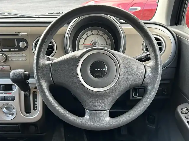 スズキ ラパン X 福岡県 2011(平23)年 9.8万km マルーンブラウンパール 純正オーディオ【CLCR10】/ (AM/FM/CD)/純正14インチAW/ETC/ベンチシート/電格ウインカーミラー/プッシュスタート/ドアバイザー/電源ソケット/社外フロアマット/スペアキー×1/保証書/取扱説明書