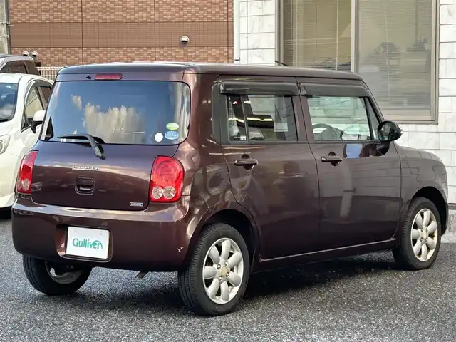 スズキ ラパン X 福岡県 2011(平23)年 9.8万km マルーンブラウンパール 純正オーディオ【CLCR10】/ (AM/FM/CD)/純正14インチAW/ETC/ベンチシート/電格ウインカーミラー/プッシュスタート/ドアバイザー/電源ソケット/社外フロアマット/スペアキー×1/保証書/取扱説明書