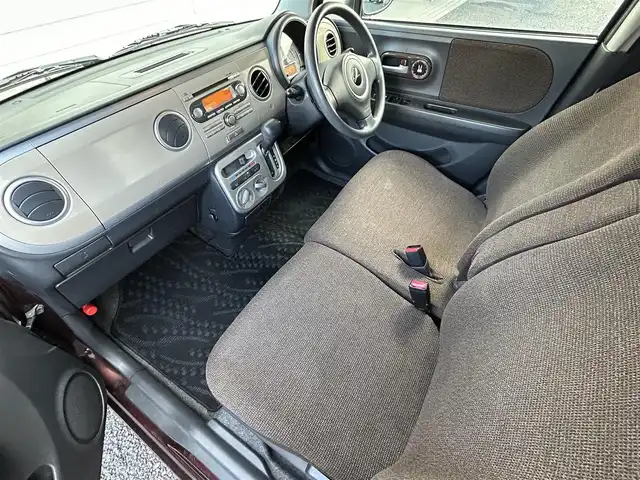 スズキ ラパン X 福岡県 2011(平23)年 9.8万km マルーンブラウンパール 純正オーディオ【CLCR10】/ (AM/FM/CD)/純正14インチAW/ETC/ベンチシート/電格ウインカーミラー/プッシュスタート/ドアバイザー/電源ソケット/社外フロアマット/スペアキー×1/保証書/取扱説明書