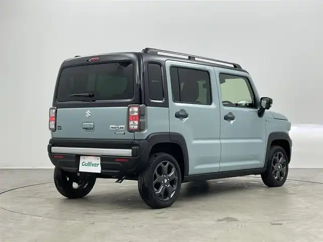 スズキ ハスラー タフワイルド・ターボ 埼玉県 2024(令6)年 0.1千km オフブルーメタリック/ブラック 2トーン 届出済未使用車　純正９インチナビ　全方位モニター　セーフティサポート　アダプティブクルーズコントロール　シートヒーター　パドルシフト　純正アルミホイール　スマートキー　オートハイビーム　ＬＥＤ　ＴＶ