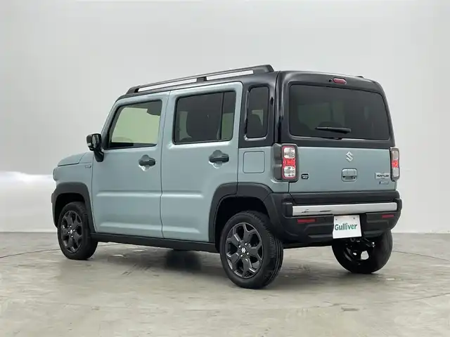 スズキ ハスラー タフワイルド・ターボ 埼玉県 2024(令6)年 0.1千km オフブルーメタリック/ブラック 2トーン 届出済未使用車　純正９インチナビ　全方位モニター　セーフティサポート　アダプティブクルーズコントロール　シートヒーター　パドルシフト　純正アルミホイール　スマートキー　オートハイビーム　ＬＥＤ　ＴＶ