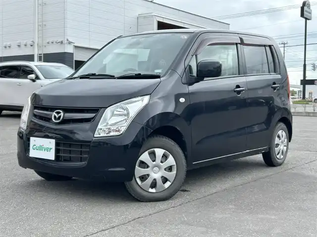 マツダ ＡＺ ワゴン XG 道央・札幌 2010(平22)年 2.7万km ブルーイッシュブラックパール3 4WD/社外ナビ/ワンセグTV/DVD/CD/ETC/運転席ヒーター/電格ミラー/ミラーヒーター/ドアバイザー/ライトレベライザー/夏タイヤ社外13インチAW積込/
