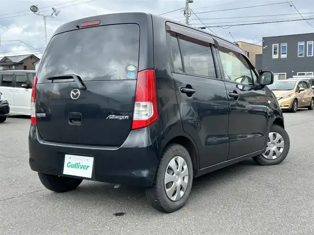マツダ ＡＺ ワゴン XG 道央・札幌 2010(平22)年 2.7万km ブルーイッシュブラックパール3 4WD/社外ナビ/ワンセグTV/DVD/CD/ETC/運転席ヒーター/電格ミラー/ミラーヒーター/ドアバイザー/ライトレベライザー/夏タイヤ社外13インチAW積込/