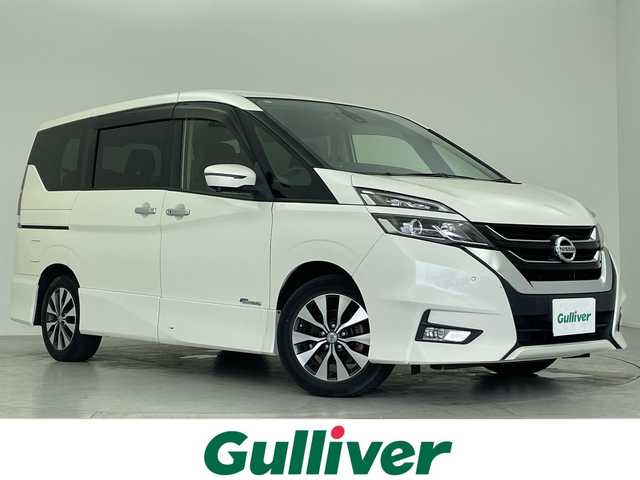 日産 セレナ ハイウェイスター Vセレクション 愛知県 2017(平29)年 7.2万km ブリリアントホワイトパール 純正9型ナビ/・Bluetooth/・CD/DVD/・フルセグテレビ/アラウンドビューモニター/両側パワースライドドア/コーナーセンサー/ＥＴＣ/デジタルインナーミラー/レーダークルーズコントロール/スペアキー/純正16インチアルミホイール/ドライブレコーダー