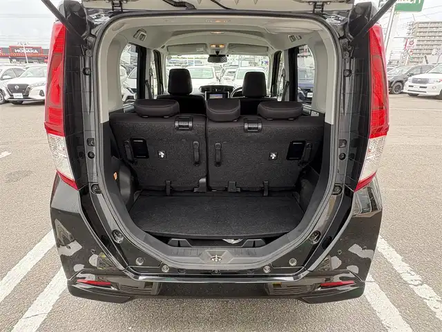トヨタ ルーミー カスタムG 徳島県 2018(平30)年 5.5万km ブラックマイカメタリック SDナビ　NSCD-W66/　AM/FM/BT/CD/ワンセグ/SD/AUX/ビルトインETC2.0/バックカメラ/クルーズコントロール/アイドリングストップ/両側電動スライドドア/前後コーナーセンサー/スマートキー/プッシュスタート/純正フロアマット/ドアバイザー/オートライト/オートマチックハイビーム/LEDヘッドライト/フォグライト/取扱説明書/新車時保証書